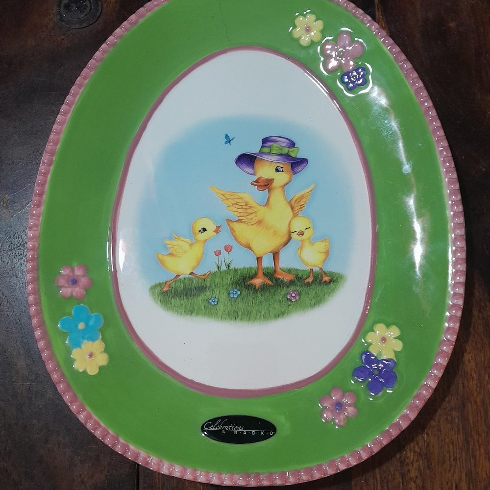 Easter Spring Plates Decor